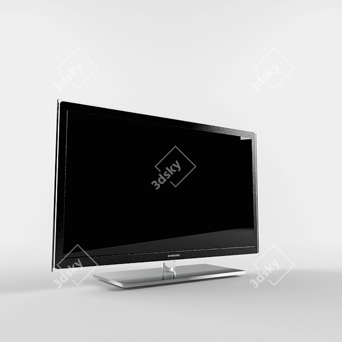 Sleek Samsung 37" LED TV 3D model image 1