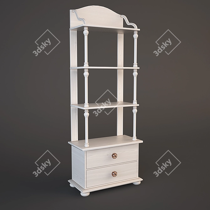 Elegant Dolfi 0415 Shelf 3D model image 1