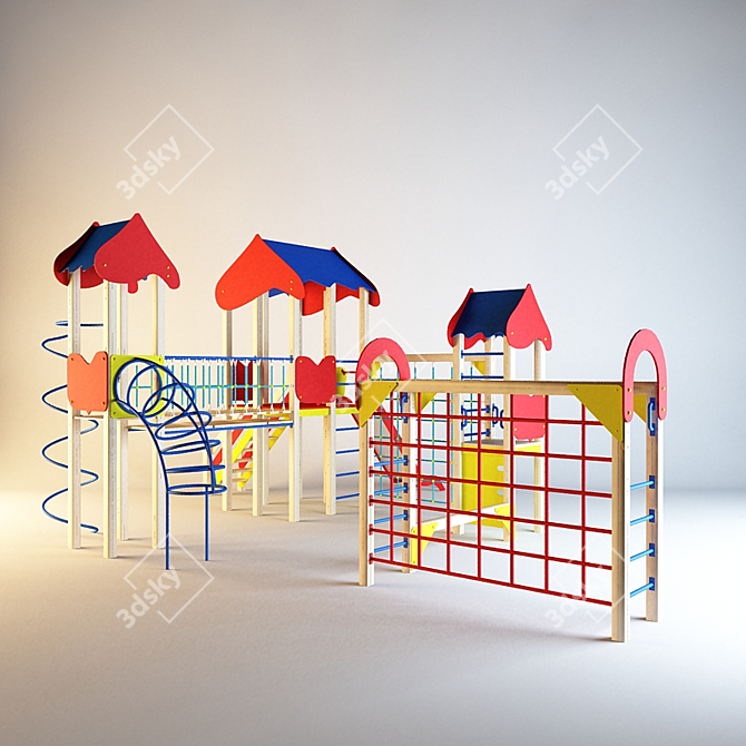 Kids' Funland Complex 3D model image 1