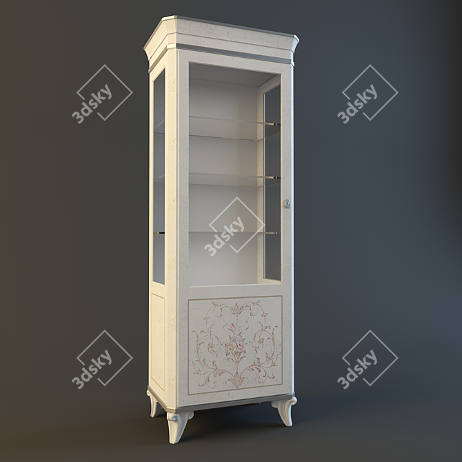 Italian Crafted Angela Bizzarri Showcase 3D model image 1