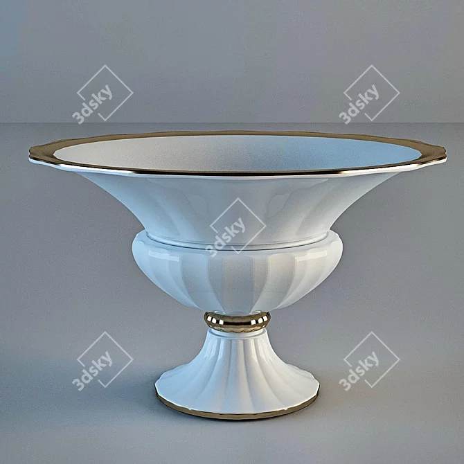 Classic Fruit Vase 3D model image 1