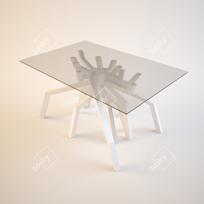 Modern Minimalist Table by Motorny 3D model image 1