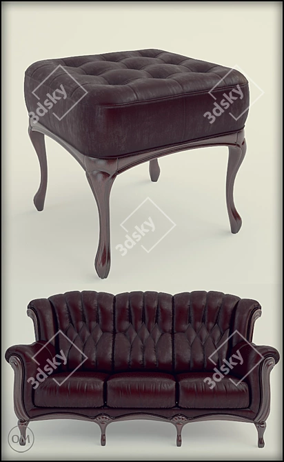 Stylish and Functional Furniture 3D model image 1