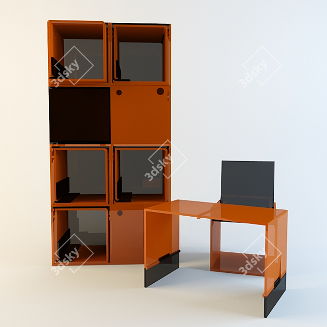 Modular Furniture System by Motorin 3D model image 1