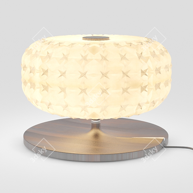 Origami Inspired LED Table Lamp 3D model image 1