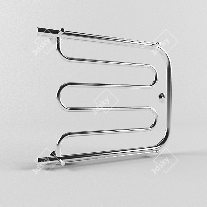 Stainless Steel Towel Rack 3D model image 1