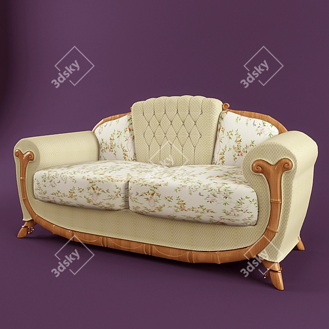 Comfort Plus Sofa 3D model image 1