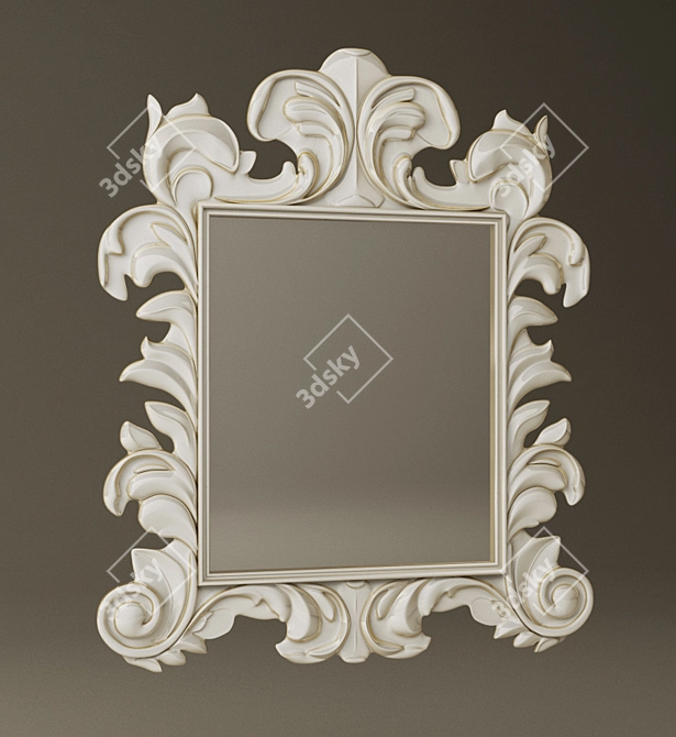 Oly Natasha Mirror - 42.5 x 35 cm 3D model image 1