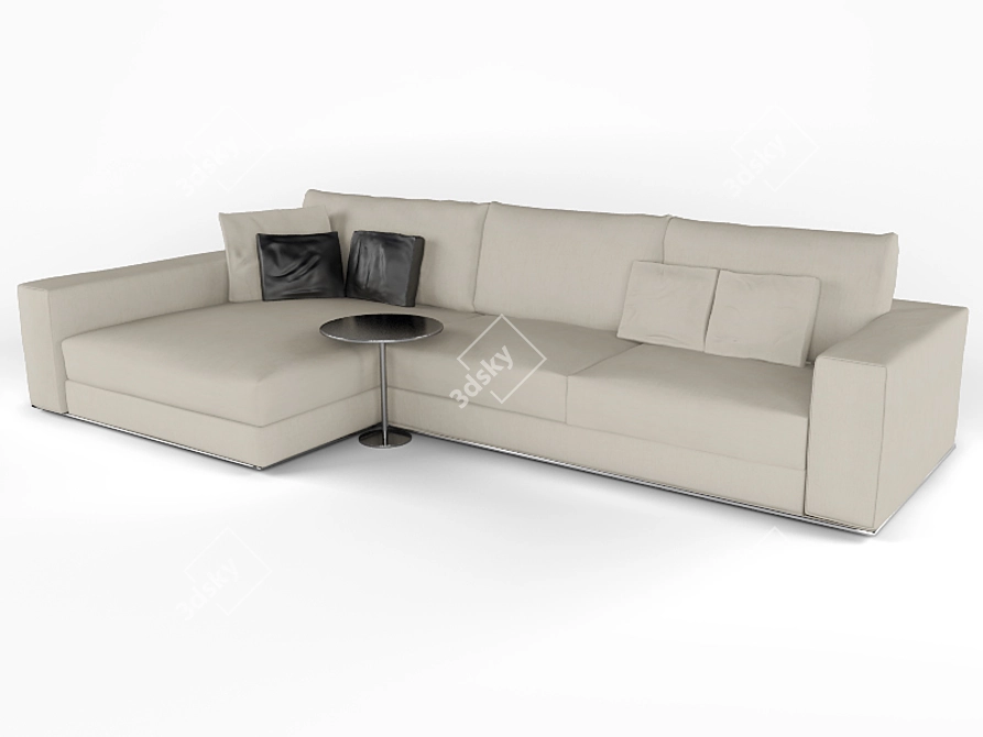 Minotti Hamilton: 3D Max & Vray Renderings 3D model image 1