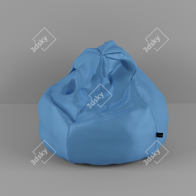 Comfy Bean Bag Chair 3D model image 1