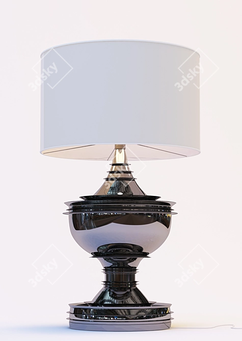Elegant EICHHOLTZ Silom Lamp 3D model image 1