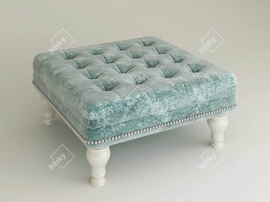 Versatile Ottoman/Coffee Table - 80x80x38 cm 3D model image 1