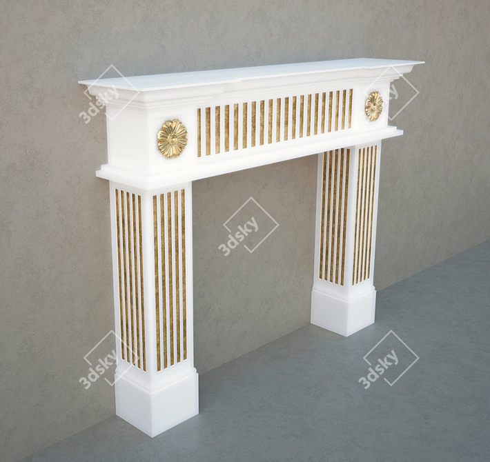 Faux Fireplace: Instant Ambiance 3D model image 1