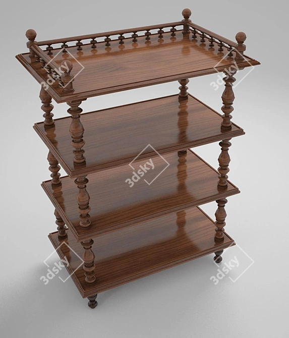 Classic Rack 3D model image 1