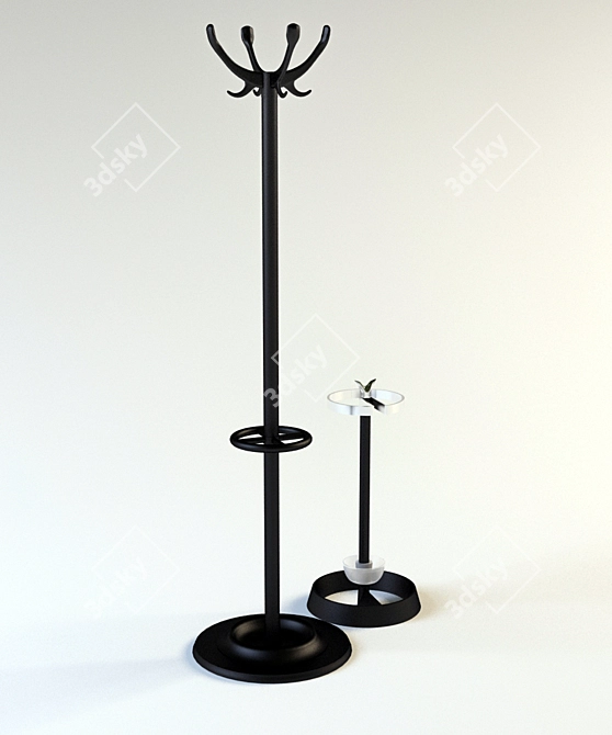 Sleek Umbrella Holder - Caimi Hanger 3D model image 1