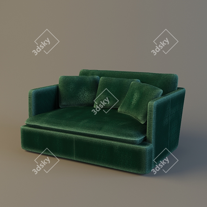 Luxury Italian Cattelan Italia Sofas 3D model image 1