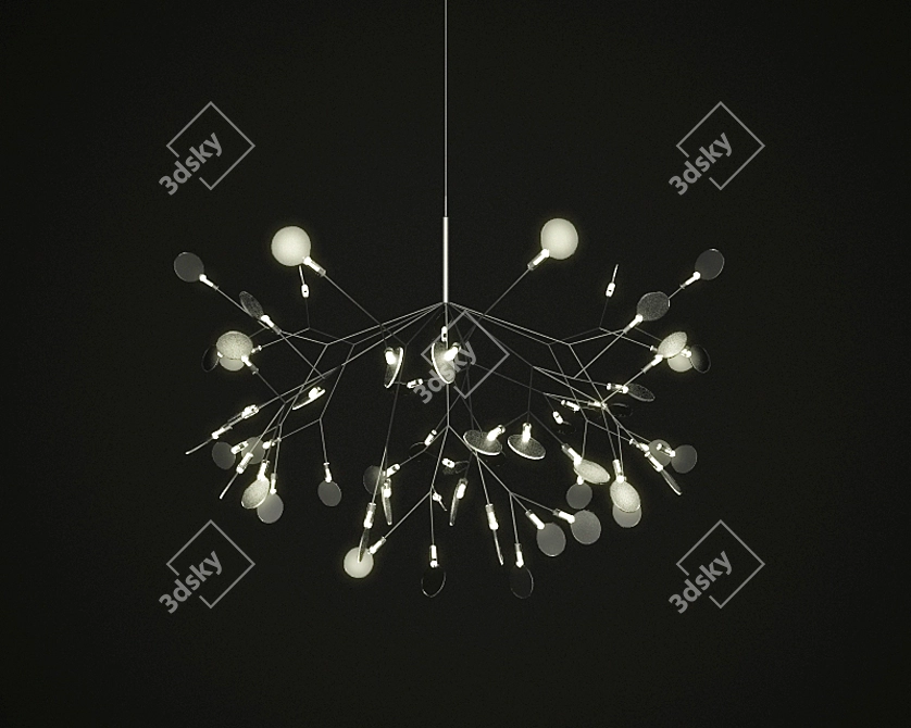 Moooi Delicate LED Heracleum 3D model image 1