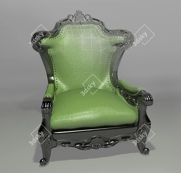 Cozy Comfort Armchair 3D model image 1