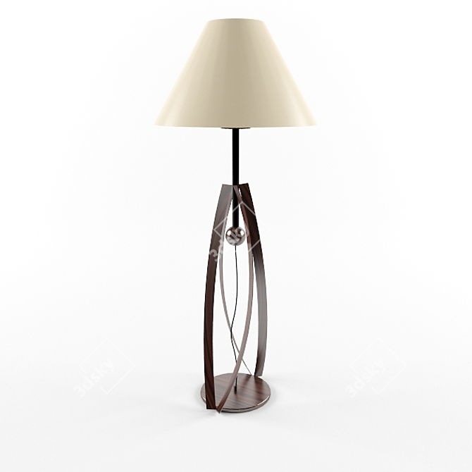 Elegance in Light: Terzani Torchiere 3D model image 1