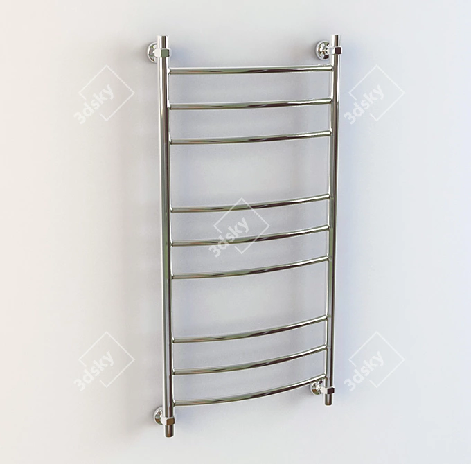 Luxury Heated Towel Rack 3D model image 1