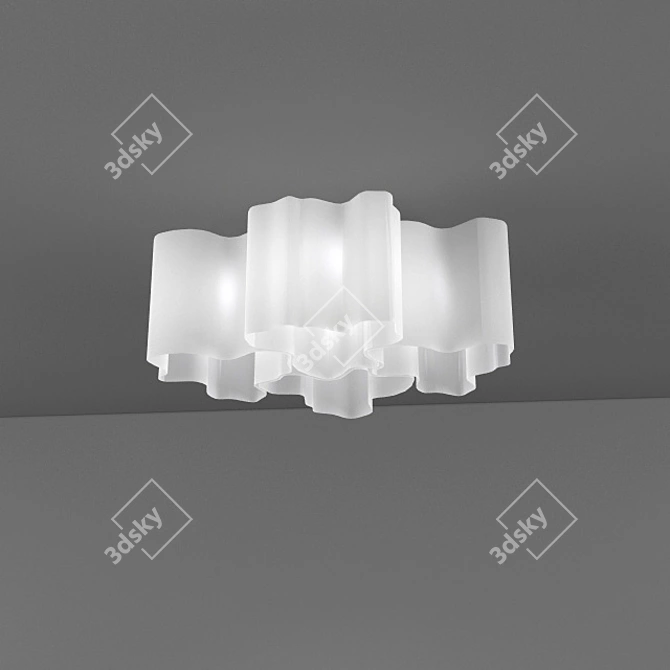 Logico Soffitto Mini - Stylish Ceiling Light 3D model image 1