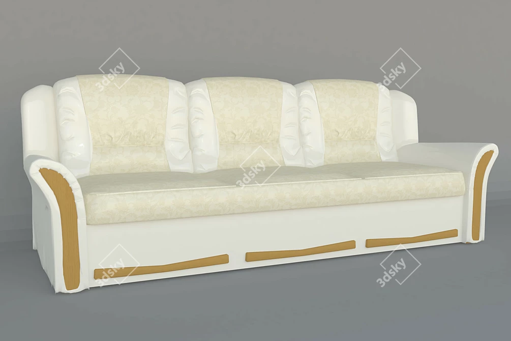 Timeless Elegance: Classic Sofa 3D model image 1