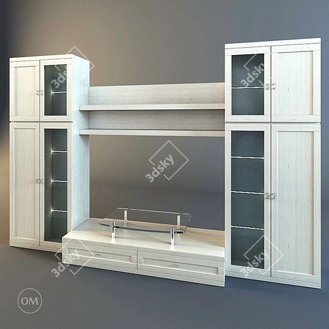 Orneta Wall Unit 3D model image 1