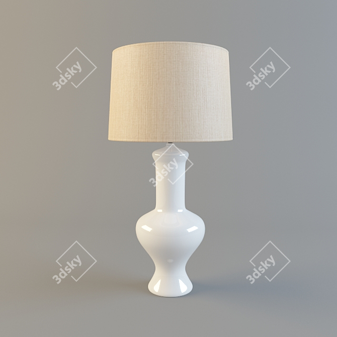 Radiant Glow Lamp 3D model image 1