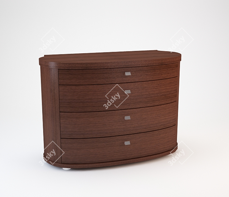 Organize and Beautify: Chest of Drawers 3D model image 1