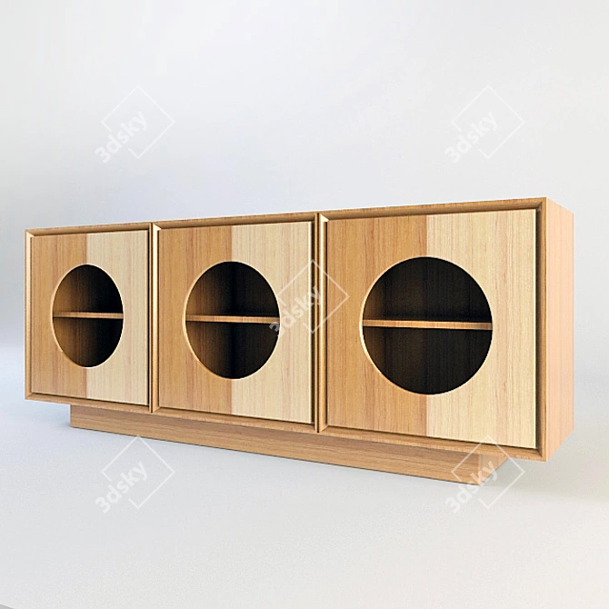 Elegant Morelato Dresser 3D model image 1