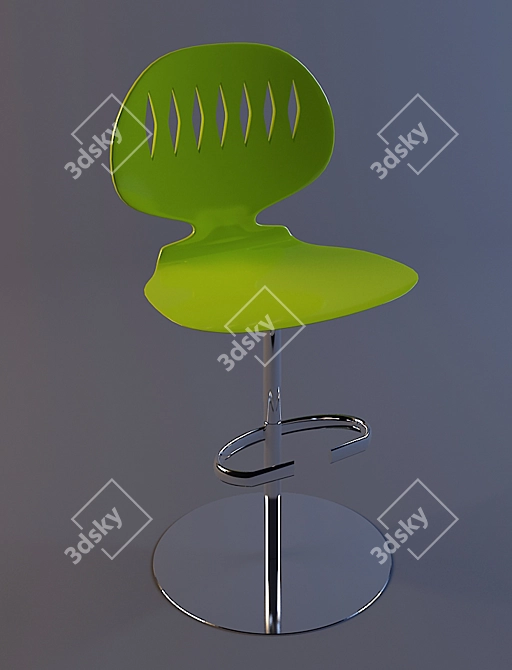 Modern Bar Stool 3D model image 1