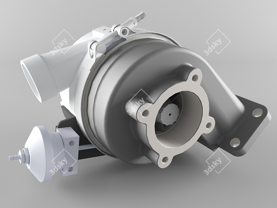 BoostMax Auto Turbine 3D model image 1