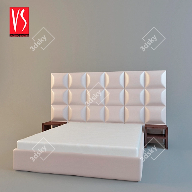 Valerio Salotti Bed 3D model image 1