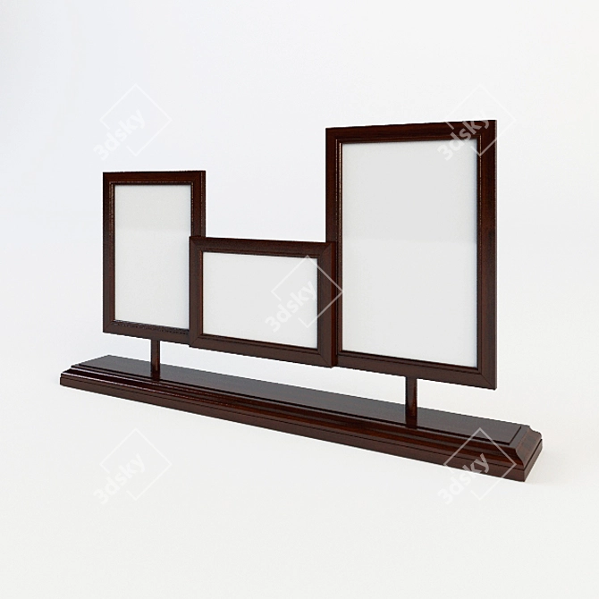 Stylish Photo Frames: Perfect Memories Storage 3D model image 1