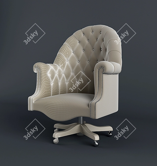 Classic Comfort Armchair 3D model image 1