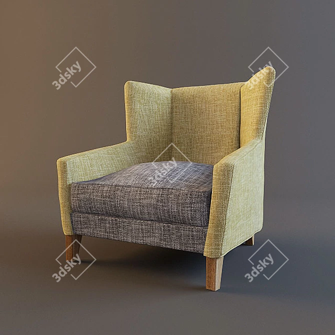 Cozy Relax Armchair 3D model image 1