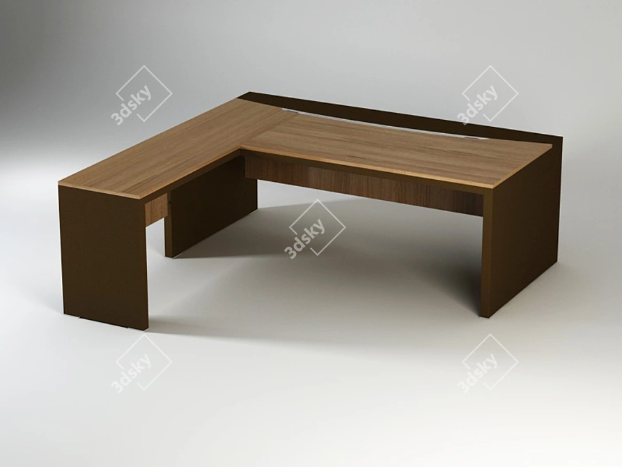 Modern Office Desk: EKO - Enhance Your Workspace 3D model image 1