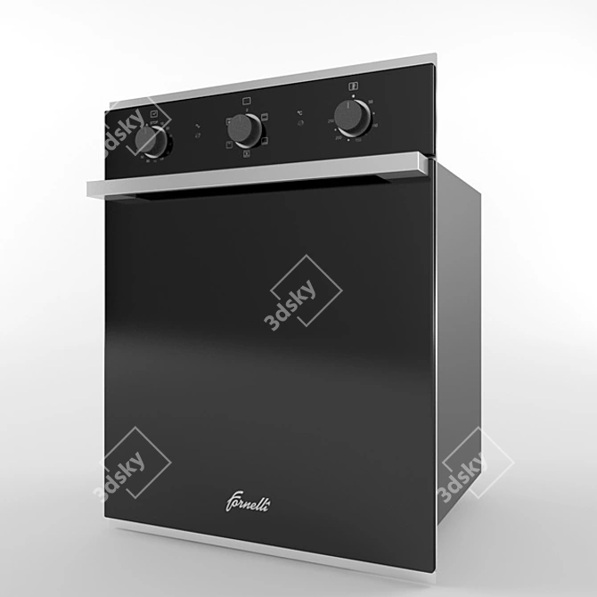 Compact Fornelli FE 45 Oven 3D model image 1