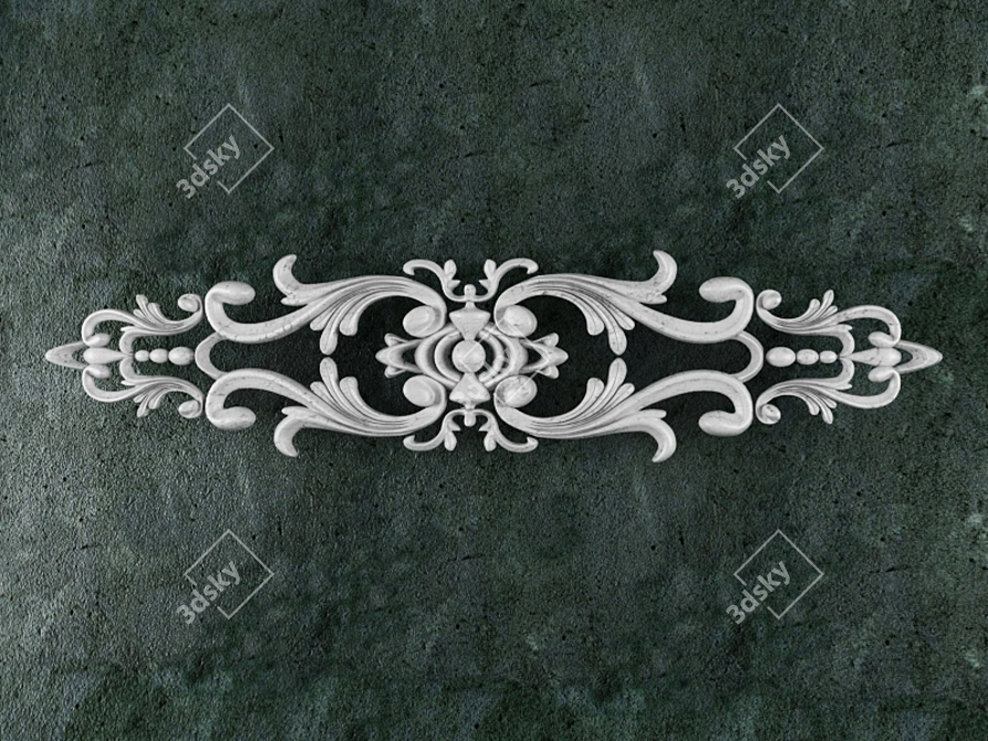 Title: Precision CNC Machined Ornament 3D model image 1