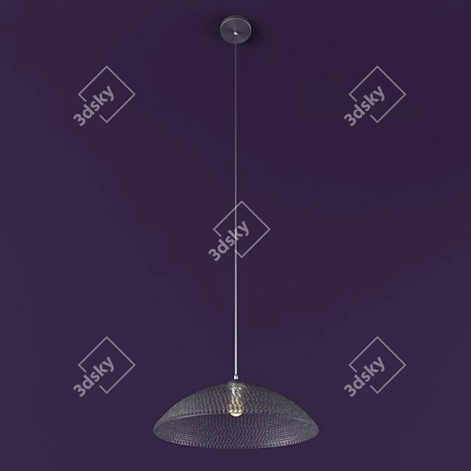 Elegant Crystal Chandelier 3D model image 1