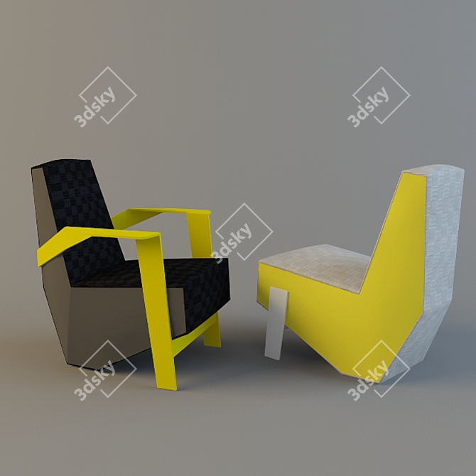 Moroso Silver Lake Chair 3D model image 1