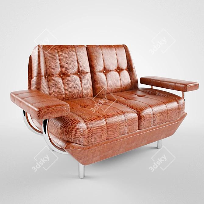 Cozy and Stylish Sofa 3D model image 1