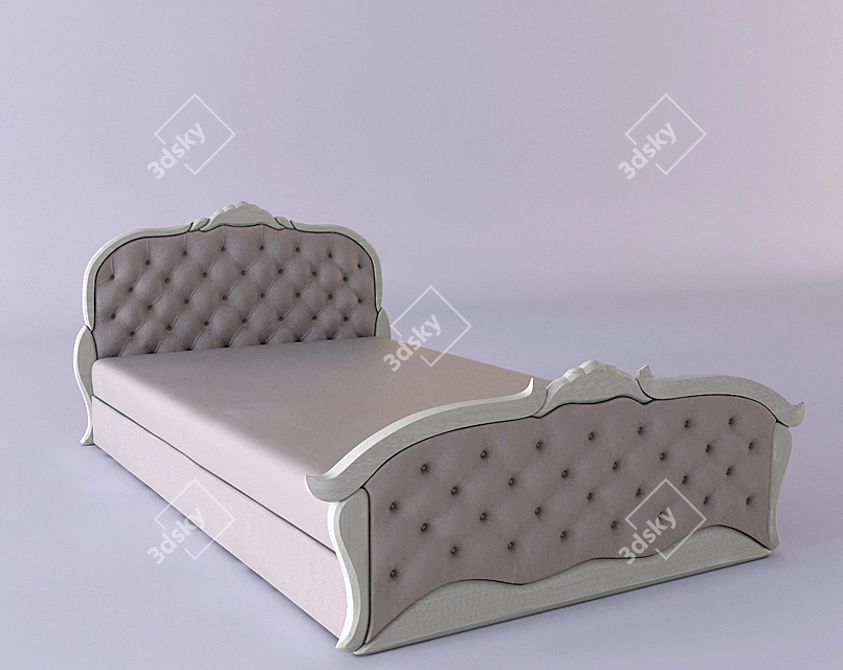 CozyDreams Bed 3D model image 1