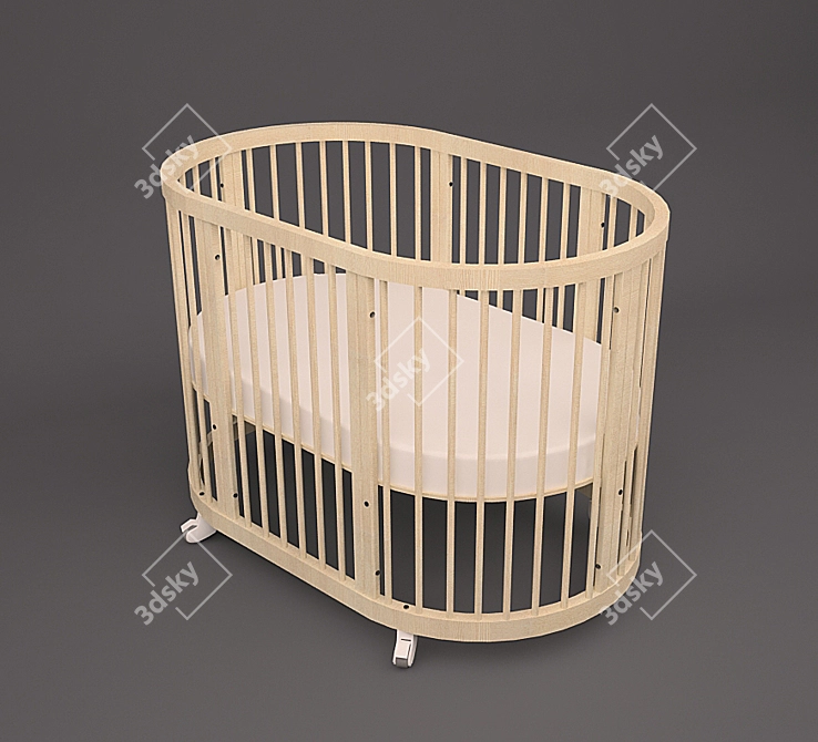 Stokke Ergonomic Baby High Chair 3D model image 1