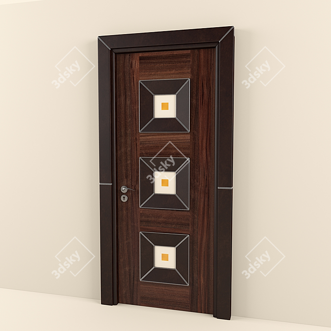 Mondrian CUOIO: Contemporary Elegance for Your Doorway 3D model image 1