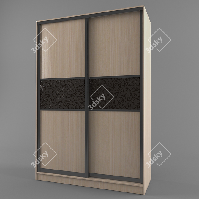 Milan Wardrobe - Sleek and Stylish 3D model image 1