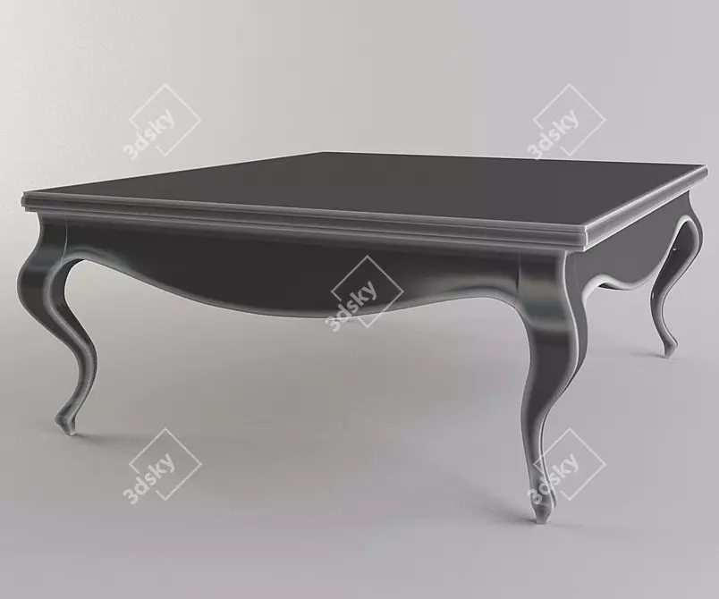 Elegant Coffee Table 3D model image 1