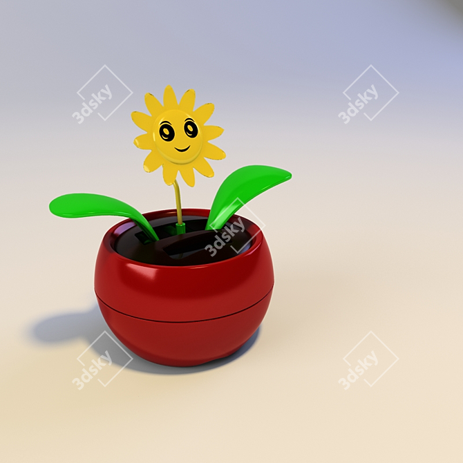 Happy Mood Flip-Flap 3D model image 1