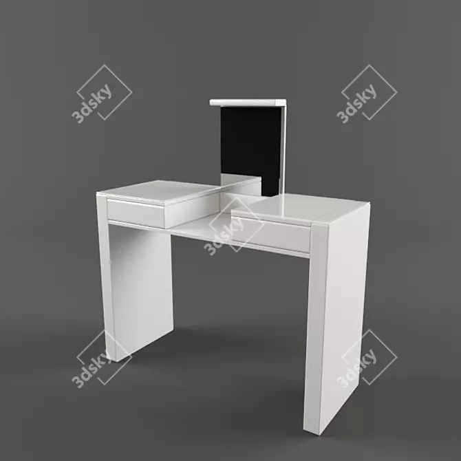 Italian Vanity Table - Armobil 3D model image 1