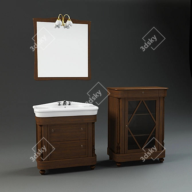 Elegant Tiferno Mobili: A Captivating Furniture Choice 3D model image 1